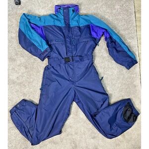 Columbia 80's 90s Vintage Insulated One Piece Ski  Suit Mens medium  Snowsuit